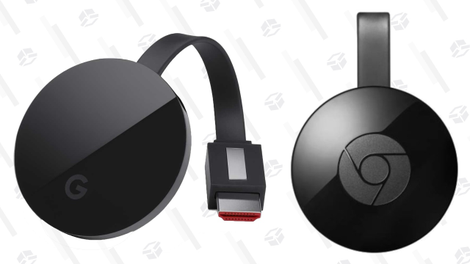 Google Chromecast Ultra | $49 | WalmartGoogle Chromecast | $25 | WalmartGoogle Chromecast Audio | $25 | Walmart